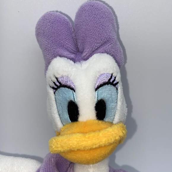 Disney Store Mickey Mouse & Friends Daisy Duck Plush Stuffed Animal 9” Purple - Picture 2 of 9